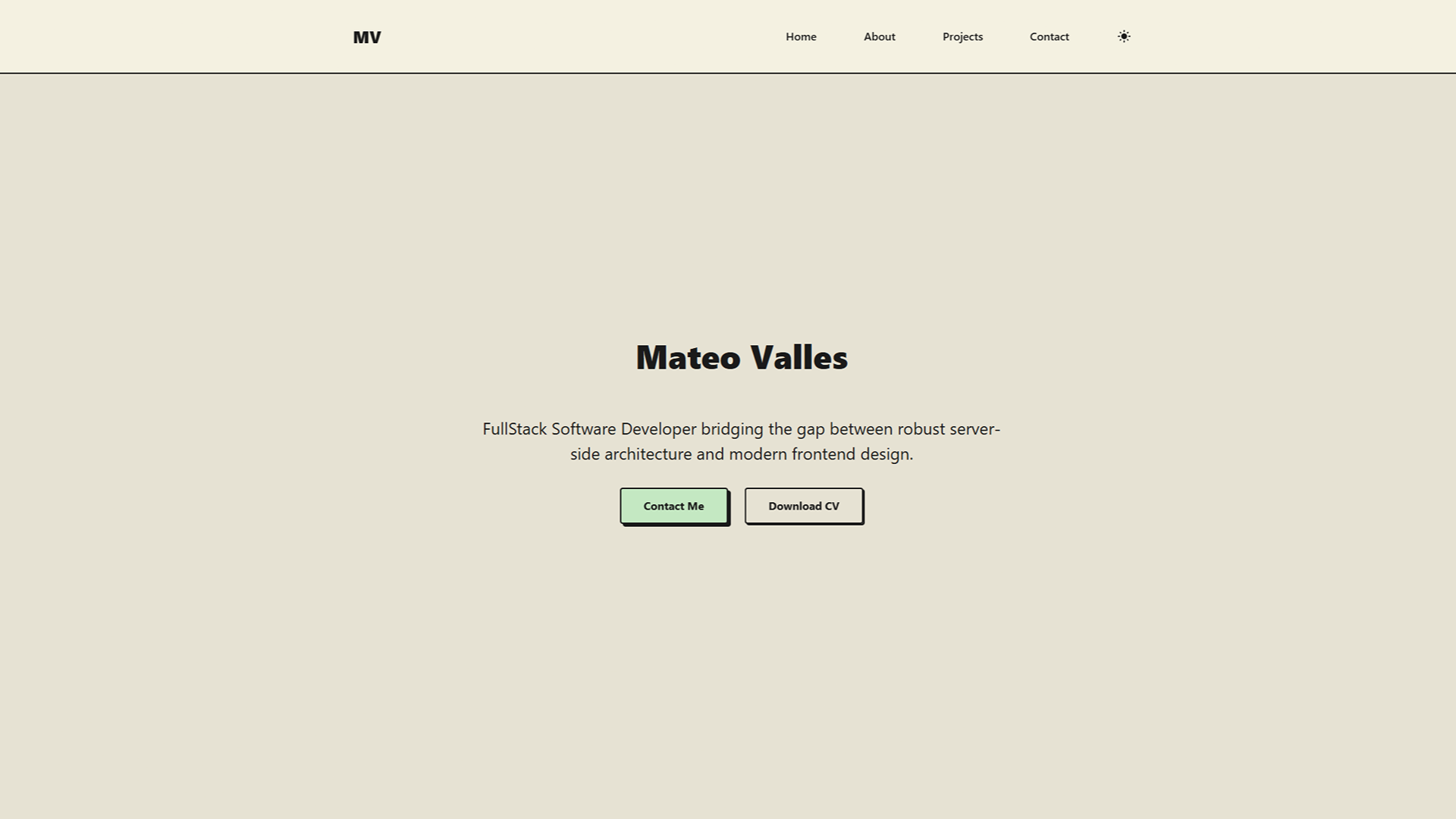 A highly optimized, zero-framework developer portfolio designed with pure semantic HTML5 and vanilla CSS variables, demonstrating neo-brutalist design principles.